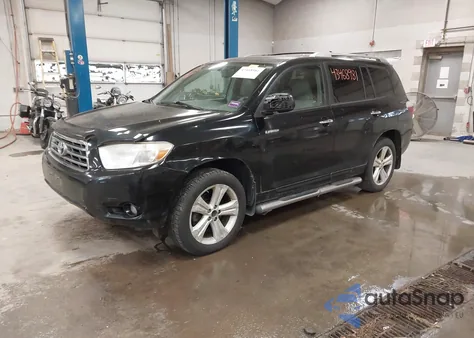 2010 Toyota Highlander Limited V6 z USA, uszkodzony, nr VIN 5TDDK3EHXAS007516